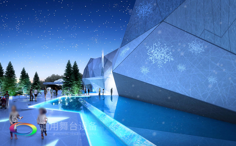 TYWT項目——深圳佳兆業(yè)金沙灣雪域廣場舞臺機械設備及舞臺阻燃幕布項目