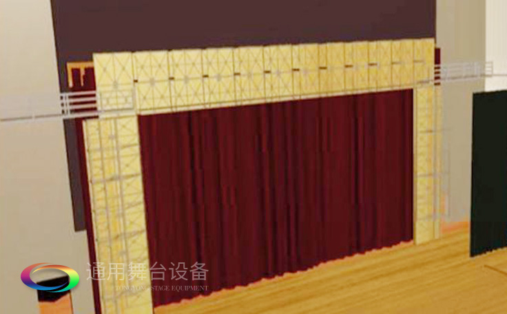 防火隔離幕Safety curtain——舞臺(tái)、觀眾廳分隔 阻斷火源及有害煙氣的擴(kuò)散